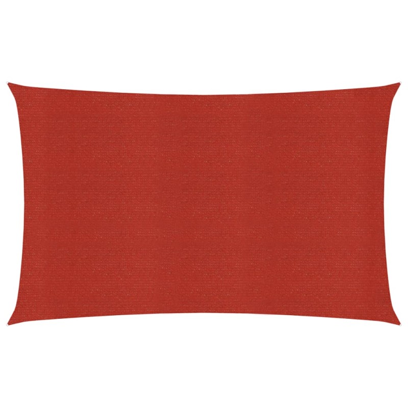 Vela Parasole 160 g/m² Rossa 2x4 m in HDPE