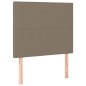 Giroletto a Molle con Materasso Tortora 80x200 cm inTessuto