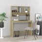 Scrivania Mensole Rovere Sonoma 102x45x148 cm Legno Multistrato Scrivania Mensole Rovere Sonoma 102x45x148 cm Legno Multistrato