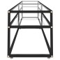 Mobile Porta TV Trasparente 220x40x40,5 cm in Vetro Temperato Mobile Porta TV Trasparente 220x40x40,5 cm in Vetro Temperato