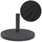 Base per Parasole Circolare in Resina Nera 14 kg Base per Parasole Circolare in Resina Nera 14 kg