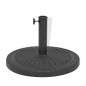 Base per Parasole Circolare in Resina Nera 14 kg Base per Parasole Circolare in Resina Nera 14 kg