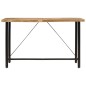 Tavolino da Bar 180x70x107 cm Legno Massello di Mango e Ferro Tavolino da Bar 180x70x107 cm Legno Massello di Mango e Ferro
