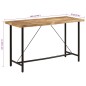 Tavolino da Bar 180x70x107 cm Legno Massello di Mango e Ferro Tavolino da Bar 180x70x107 cm Legno Massello di Mango e Ferro