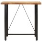 Tavolino da Bar 110x55x107 cm Legno Massello di Mango e Ferro Tavolino da Bar 110x55x107 cm Legno Massello di Mango e Ferro