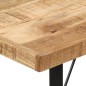 Tavolino da Bar 110x55x107 cm Legno Massello di Mango e Ferro Tavolino da Bar 110x55x107 cm Legno Massello di Mango e Ferro