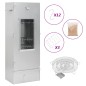 Forno Affumicatore BBQ Generatore Fumo Freddo Acciaio Zincato Forno Affumicatore BBQ Generatore Fumo Freddo Acciaio Zincato