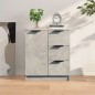 Credenza Grigio Cemento 60x30x70 cm in Legno Multistrato Credenza Grigio Cemento 60x30x70 cm in Legno Multistrato