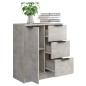 Credenza Grigio Cemento 60x30x70 cm in Legno Multistrato Credenza Grigio Cemento 60x30x70 cm in Legno Multistrato
