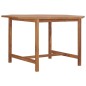 Tavolo Pranzo da Giardino Ø110x110x75 cm Legno Massello di Teak Tavolo Pranzo da Giardino Ø110x110x75 cm Legno Massello di Teak