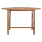 Tavolo Pranzo da Giardino Ø110x110x75 cm Legno Massello di Teak Tavolo Pranzo da Giardino Ø110x110x75 cm Legno Massello di Teak