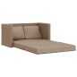 Divano Letto da Terra 2 in 1 Cappuccino 112x174x55cm Similpelle Divano Letto da Terra 2 in 1 Cappuccino 112x174x55cm Similpelle