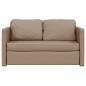 Divano Letto da Terra 2 in 1 Cappuccino 112x174x55cm Similpelle Divano Letto da Terra 2 in 1 Cappuccino 112x174x55cm Similpelle