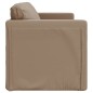 Divano Letto da Terra 2 in 1 Cappuccino 112x174x55cm Similpelle Divano Letto da Terra 2 in 1 Cappuccino 112x174x55cm Similpelle