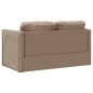 Divano Letto da Terra 2 in 1 Cappuccino 112x174x55cm Similpelle Divano Letto da Terra 2 in 1 Cappuccino 112x174x55cm Similpelle