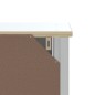 Set Mobili da Bagno 3 pz BERG Bianco in Legno Massello di Pino Set Mobili da Bagno 3 pz BERG Bianco in Legno Massello di Pino