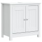 Set Mobili da Bagno 3 pz BERG Bianco in Legno Massello di Pino Set Mobili da Bagno 3 pz BERG Bianco in Legno Massello di Pino