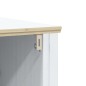 Set Mobili da Bagno 3 pz BERG Bianco in Legno Massello di Pino Set Mobili da Bagno 3 pz BERG Bianco in Legno Massello di Pino