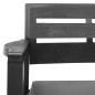 Set Salotto da Giardino 4 pz in Plastica Antracite Set Salotto da Giardino 4 pz in Plastica Antracite