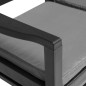 Set Salotto da Giardino 4 pz in Plastica Antracite Set Salotto da Giardino 4 pz in Plastica Antracite