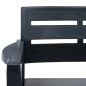 Set Salotto da Giardino 4 pz in Plastica Antracite Set Salotto da Giardino 4 pz in Plastica Antracite