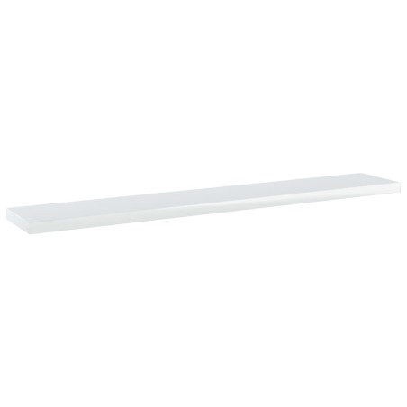 Ripiani per Libreria 4 pz Bianco Lucido 60x10x1,5cm Multistrato