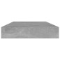 Ripiani per Libreria 4pz Grigio Cemento 80x10x1,5cm Multistrato Ripiani per Libreria 4pz Grigio Cemento 80x10x1,5cm Multistrato