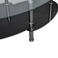 Tavolino da Caffè con Design Esclusivo Nero Tavolino da Caffè con Design Esclusivo Nero