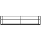 Mobile Porta TV Trasparente 180x40x40,5 cm in Vetro Temperato Mobile Porta TV Trasparente 180x40x40,5 cm in Vetro Temperato