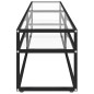 Mobile Porta TV Trasparente 180x40x40,5 cm in Vetro Temperato Mobile Porta TV Trasparente 180x40x40,5 cm in Vetro Temperato