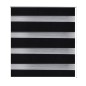 Tenda a rullo oscurante zebra 80x175cm nera