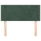 vidaXL Testiera Verde scuro 90x5x78/88 cm in Velluto