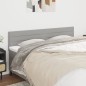 vidaXL Testiere 2 pz Grigio Chiaro 100x5x78/88 cm in Tessuto vidaXL Testiere 2 pz Grigio Chiaro 100x5x78/88 cm in Tessuto
