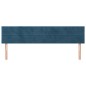 vidaXL Testiera 2 pz Blu scuro 90x5x78/88 cm in Velluto