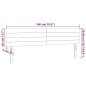 vidaXL Testiera 2 pz Blu scuro 90x5x78/88 cm in Velluto