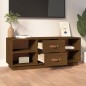 Mobile TV Miele 100x34x40 cm in Legno Massello di Pino Mobile TV Miele 100x34x40 cm in Legno Massello di Pino