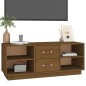 Mobile TV Miele 100x34x40 cm in Legno Massello di Pino Mobile TV Miele 100x34x40 cm in Legno Massello di Pino