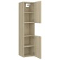 Set Mobili da Bagno Rovere Sonoma in Truciolato Set Mobili da Bagno Rovere Sonoma in Truciolato