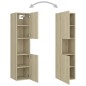 Set Mobili da Bagno Rovere Sonoma in Truciolato Set Mobili da Bagno Rovere Sonoma in Truciolato