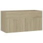 Set Mobili da Bagno Rovere Sonoma in Truciolato Set Mobili da Bagno Rovere Sonoma in Truciolato