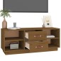 Mobile TV Miele 100x34x40 cm in Legno Massello di Pino Mobile TV Miele 100x34x40 cm in Legno Massello di Pino