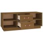 Mobile TV Miele 100x34x40 cm in Legno Massello di Pino Mobile TV Miele 100x34x40 cm in Legno Massello di Pino