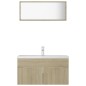 Set Mobili da Bagno Rovere Sonoma in Truciolato