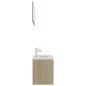 Set Mobili da Bagno Rovere Sonoma in Truciolato