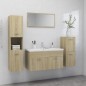 Set Mobili da Bagno Rovere Sonoma in Truciolato Set Mobili da Bagno Rovere Sonoma in Truciolato