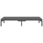 Set Divani da Giardino 14pz con Cuscini Polyrattan Grigio Scuro Set Divani da Giardino 14pz con Cuscini Polyrattan Grigio Scuro