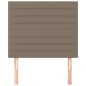 Testiera 2 pz Tortora 90x5x78/88 cm in Tessuto Testiera 2 pz Tortora 90x5x78/88 cm in Tessuto