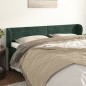 Testiera ad Orecchio Verde Scuro 203x23x78/88 cm in Velluto Testiera ad Orecchio Verde Scuro 203x23x78/88 cm in Velluto