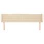 Testiera ad Orecchio Crema 203x23x78/88 cm in Tessuto Testiera ad Orecchio Crema 203x23x78/88 cm in Tessuto