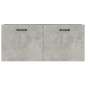 Armadietto a Muro Grigio Cemento 80x35x36,5cm Legno Multistrato Armadietto a Muro Grigio Cemento 80x35x36,5cm Legno Multistrato